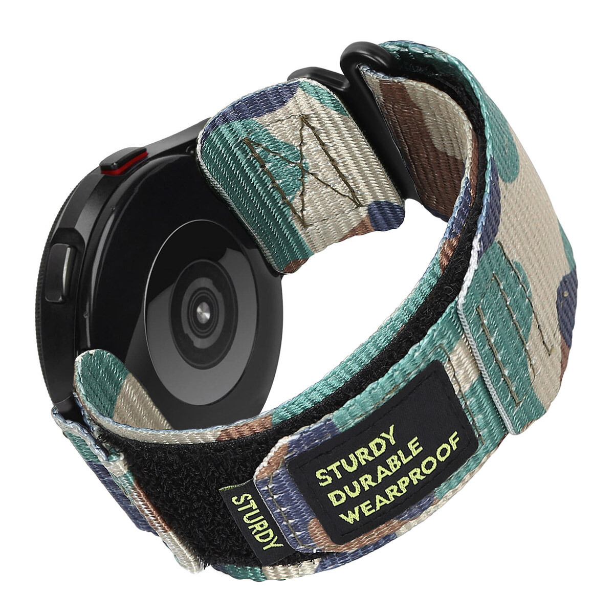 Compatible With Samsung Galaxy Watch Band Rugged Nylon Strap With Woven Loop