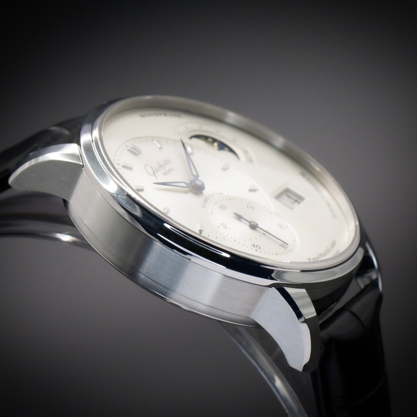 GLASSHÜTE PanoMaticLunar 40 | Silver Dial | Ref. 1-90-02-42-32-50 | Full Set
