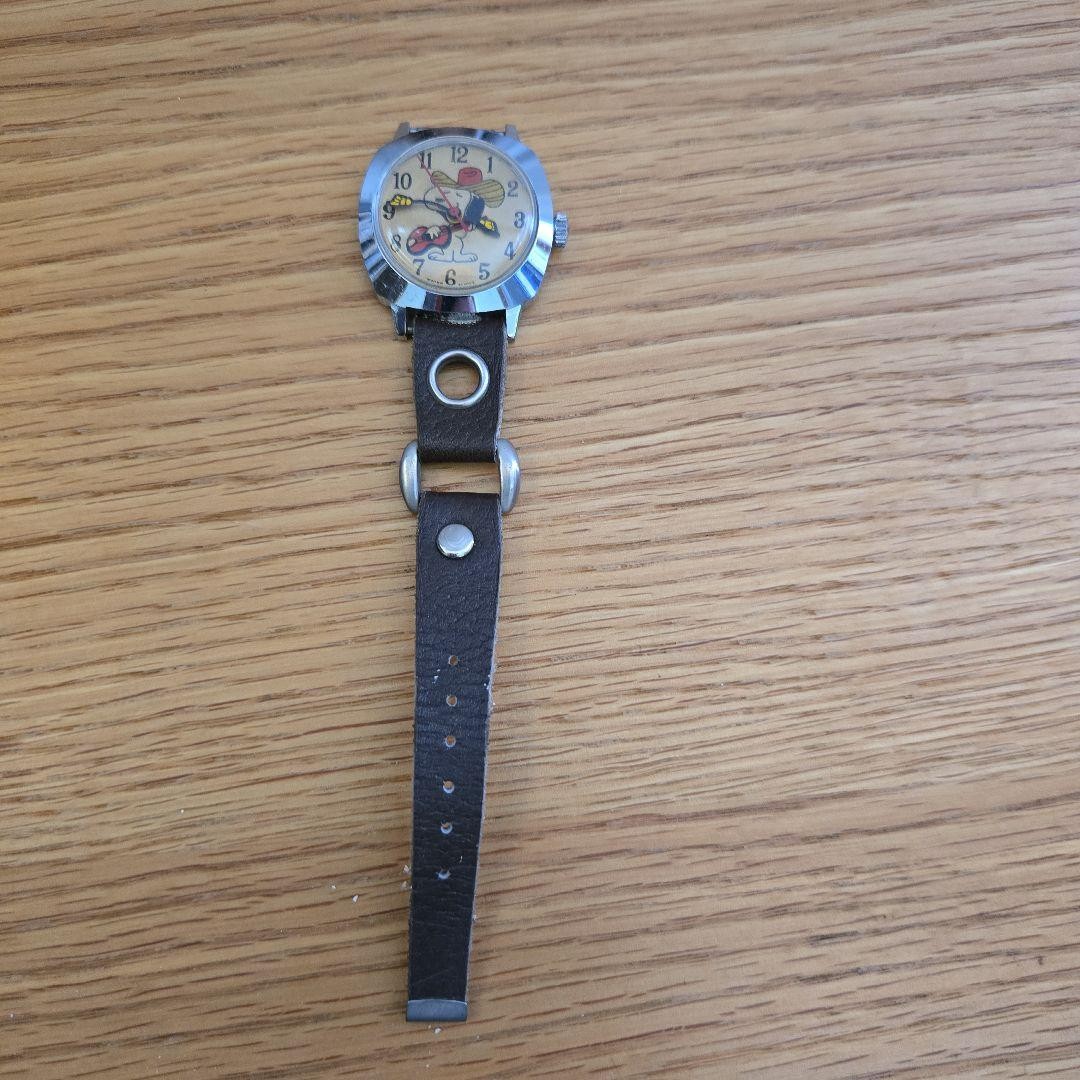 Vintage Snoopy 70s Character Watch Non-Working Hand-shaped Hands