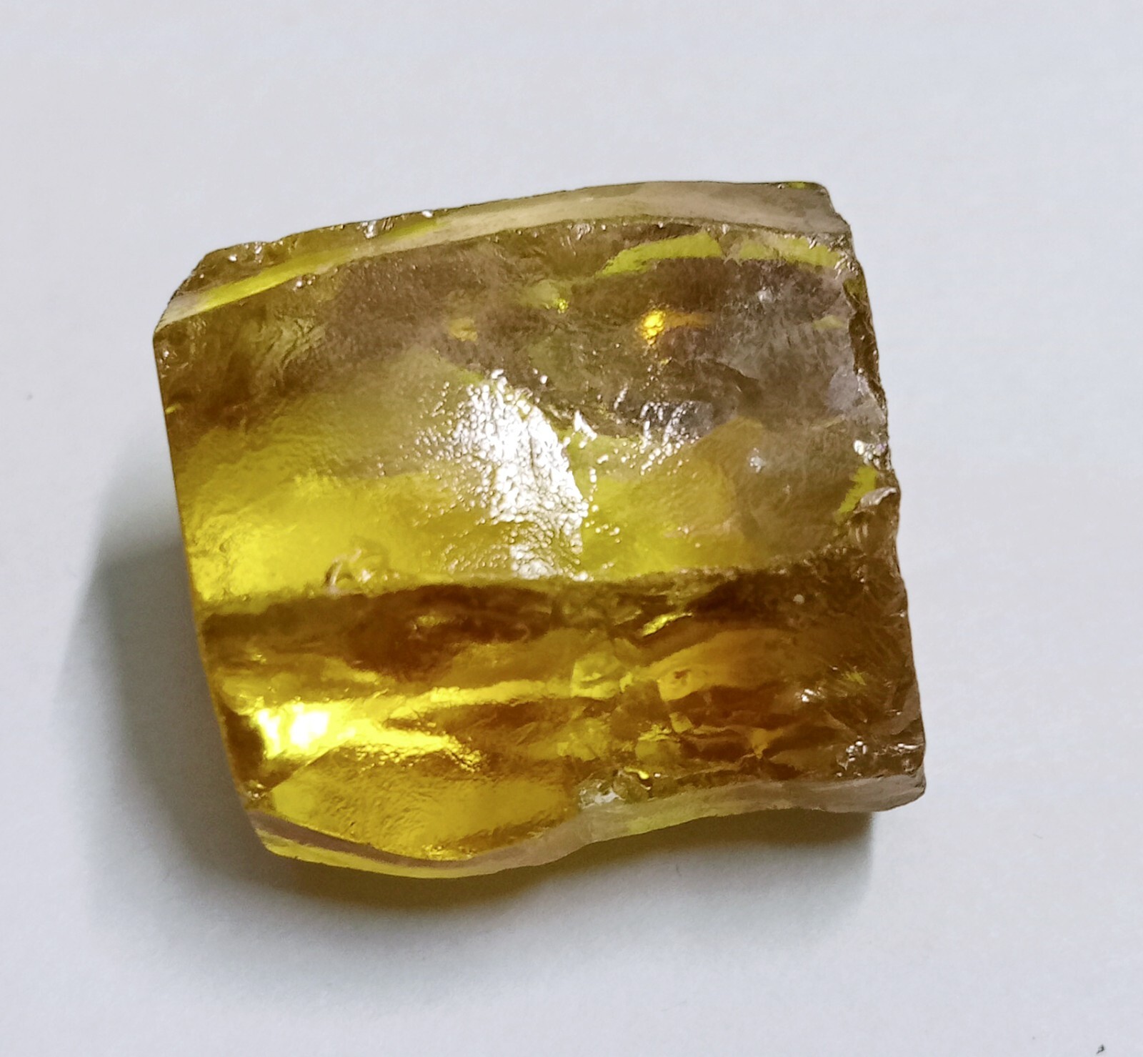 Natural Cambodian Yellow Zircon Rough Superb 255 Ct Certified Loose Gemstone