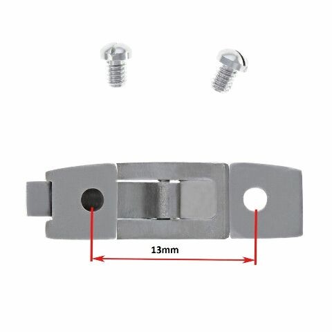 REPLACEMENT CROWN BRIDGE WATCH PART FOR PANERAI WATCHES BRUSH, SHINY, BLACK