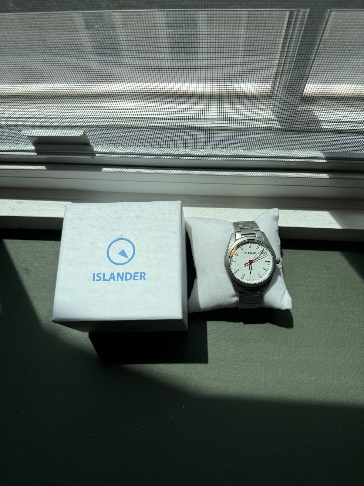 Islander Thunderbolt Pilot Watch with White Dial #ISL-343