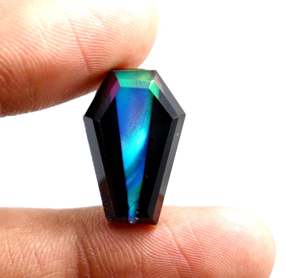 Fancy Cut Beautiful Natural Fire Opal Certified Loose Flawless Gemstone 9-10 Cts