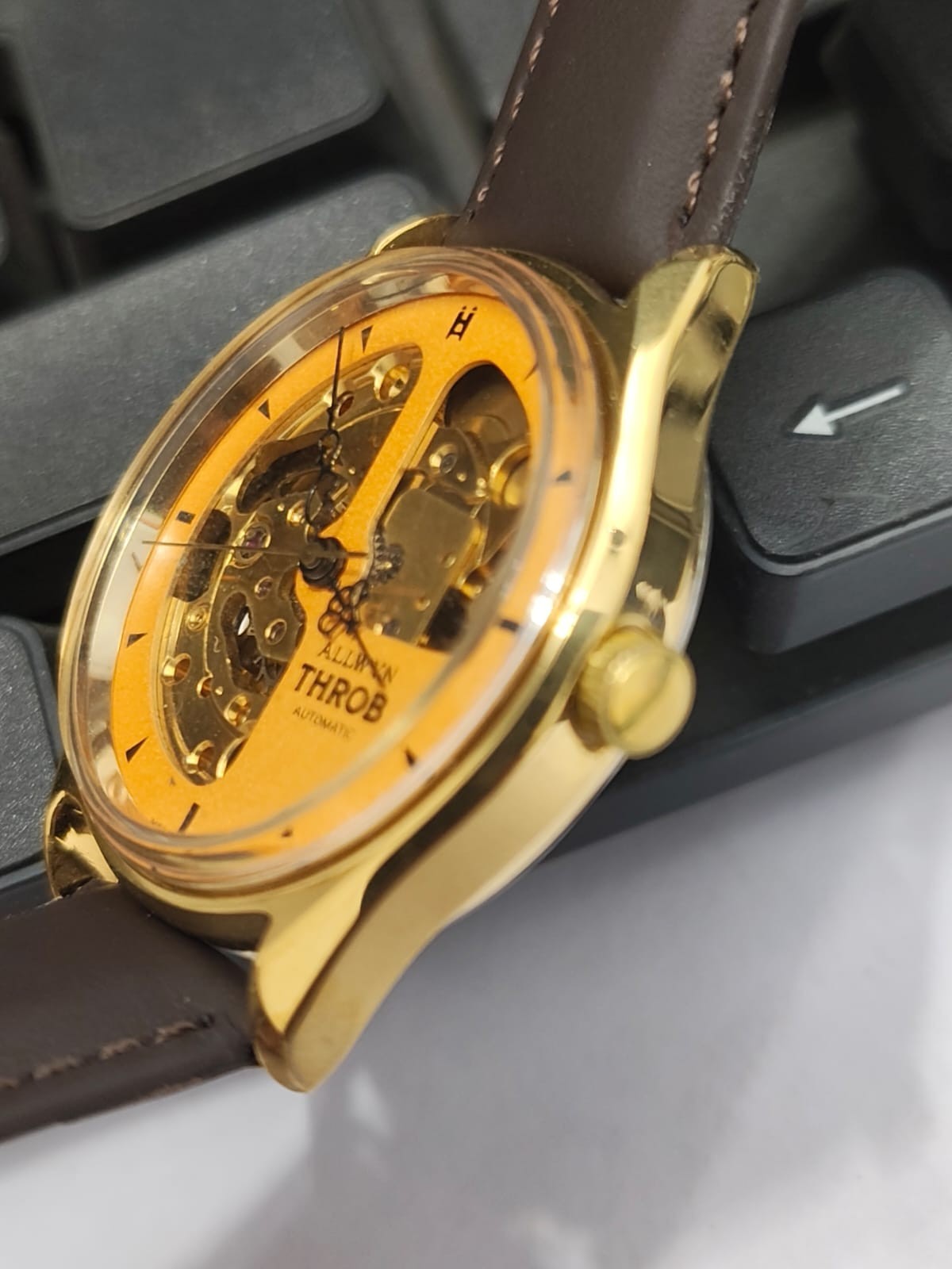 Allwyn Throb Automatic Skeleton Original Working Watch