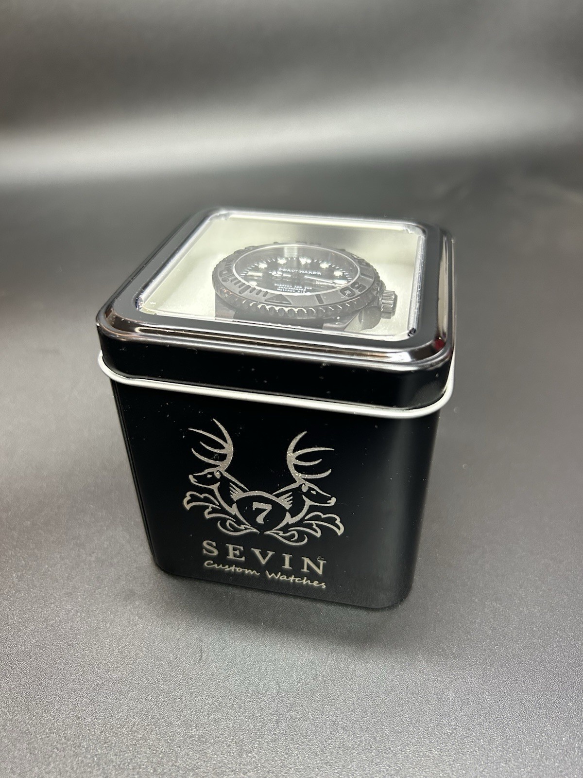 Sevin Custom Peacemaker Automatic Watch NH36-Police Law Enforcement