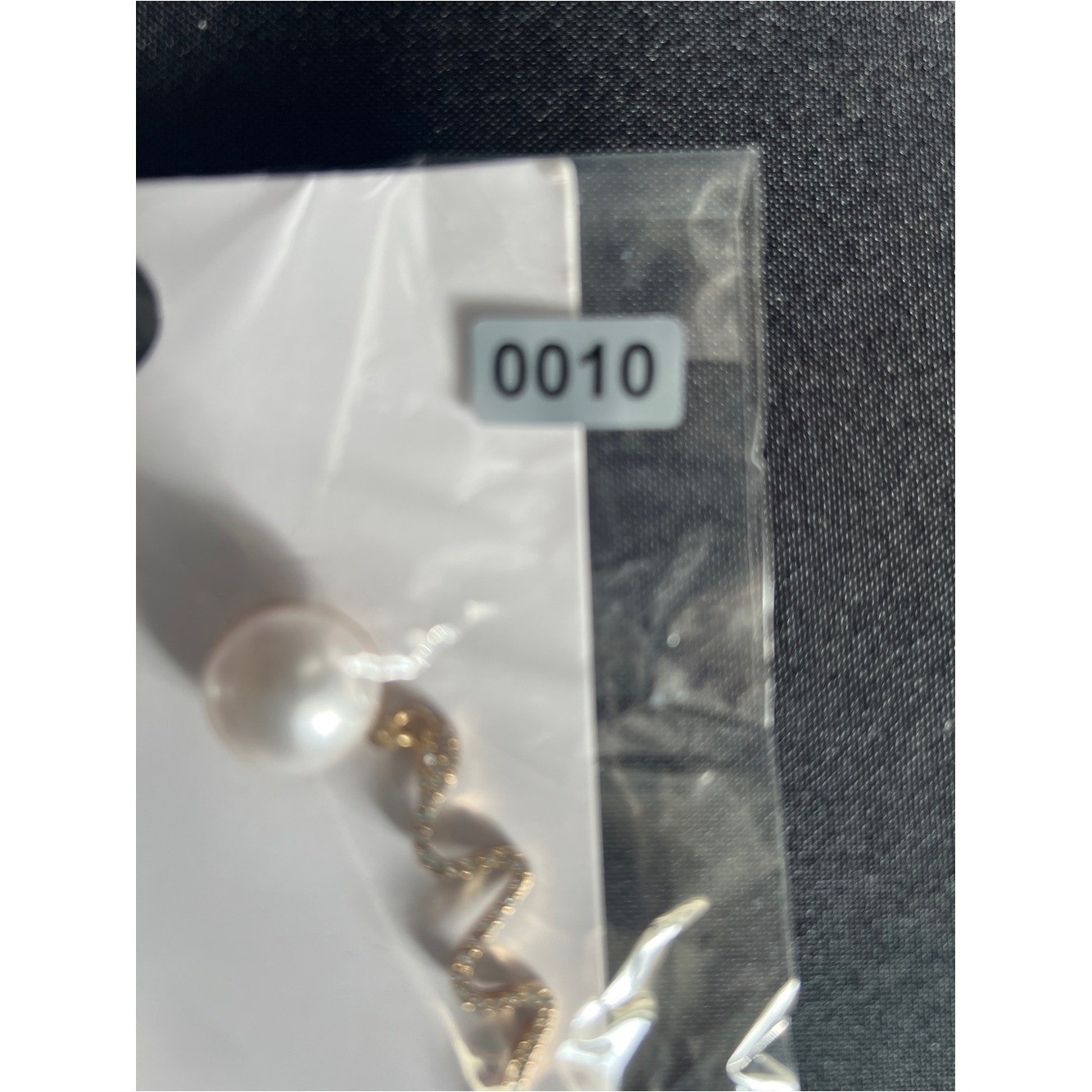 Time and Tru Gold-Tone Pearl Drop Earrings with Sparkling Snake Dangles
