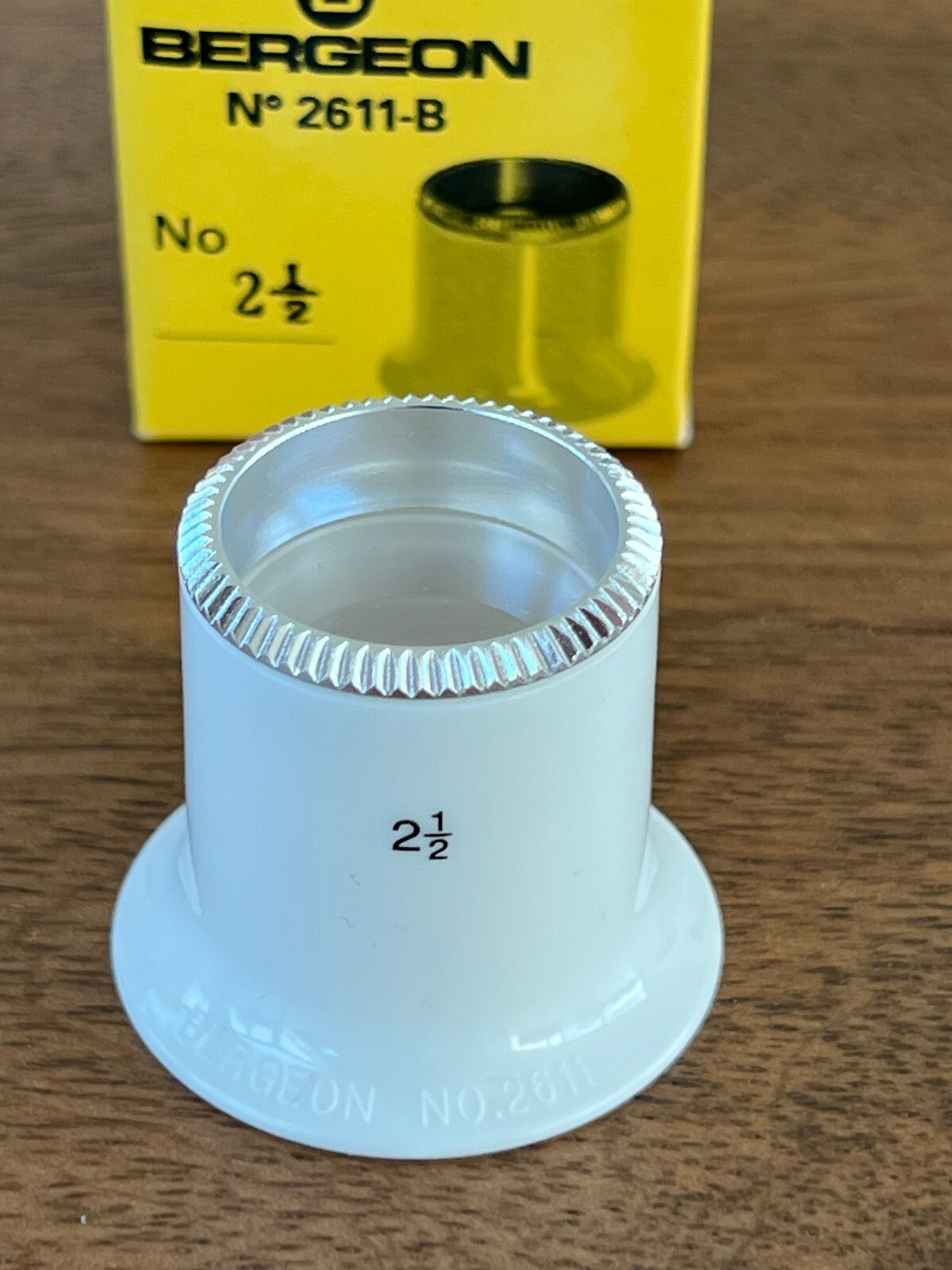 Bergeon 2611-B, Watchmaker Loupe with Magnification 4x , White