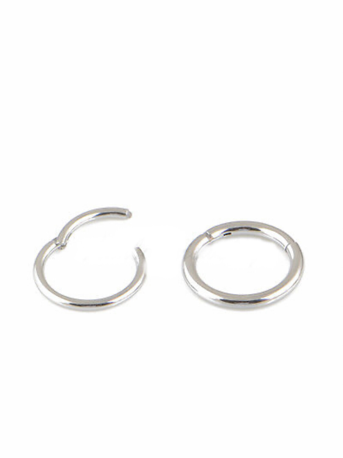 Hinged Septum Clicker Segment Nose Ring Lip Ear Daith 18G,16G,14G- ONE hoop