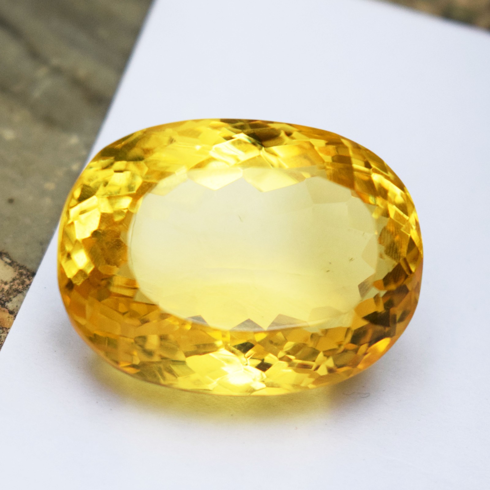 202.30 CT Flawless Yellow Sphene Oval Cut Stunning Certified Loose Gemstone