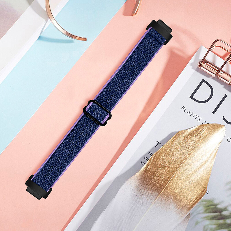 For Fitbit Inspire 3 Replacement Sports Band Woven Nylon Elastic Strap Band
