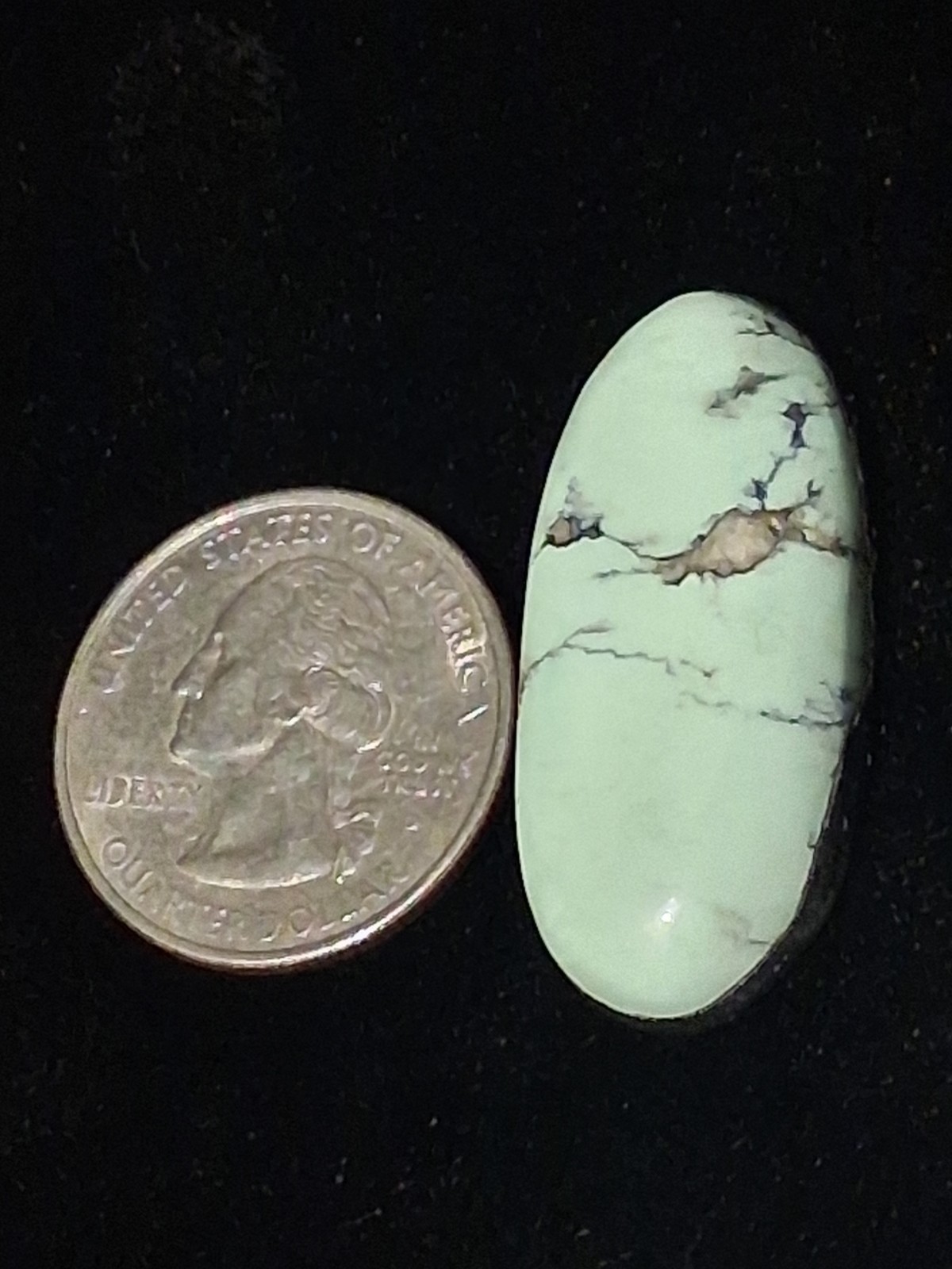 New Ultra Rare Broken Arrow Varisite (Carmel Variation) Cabochon 25 Carats