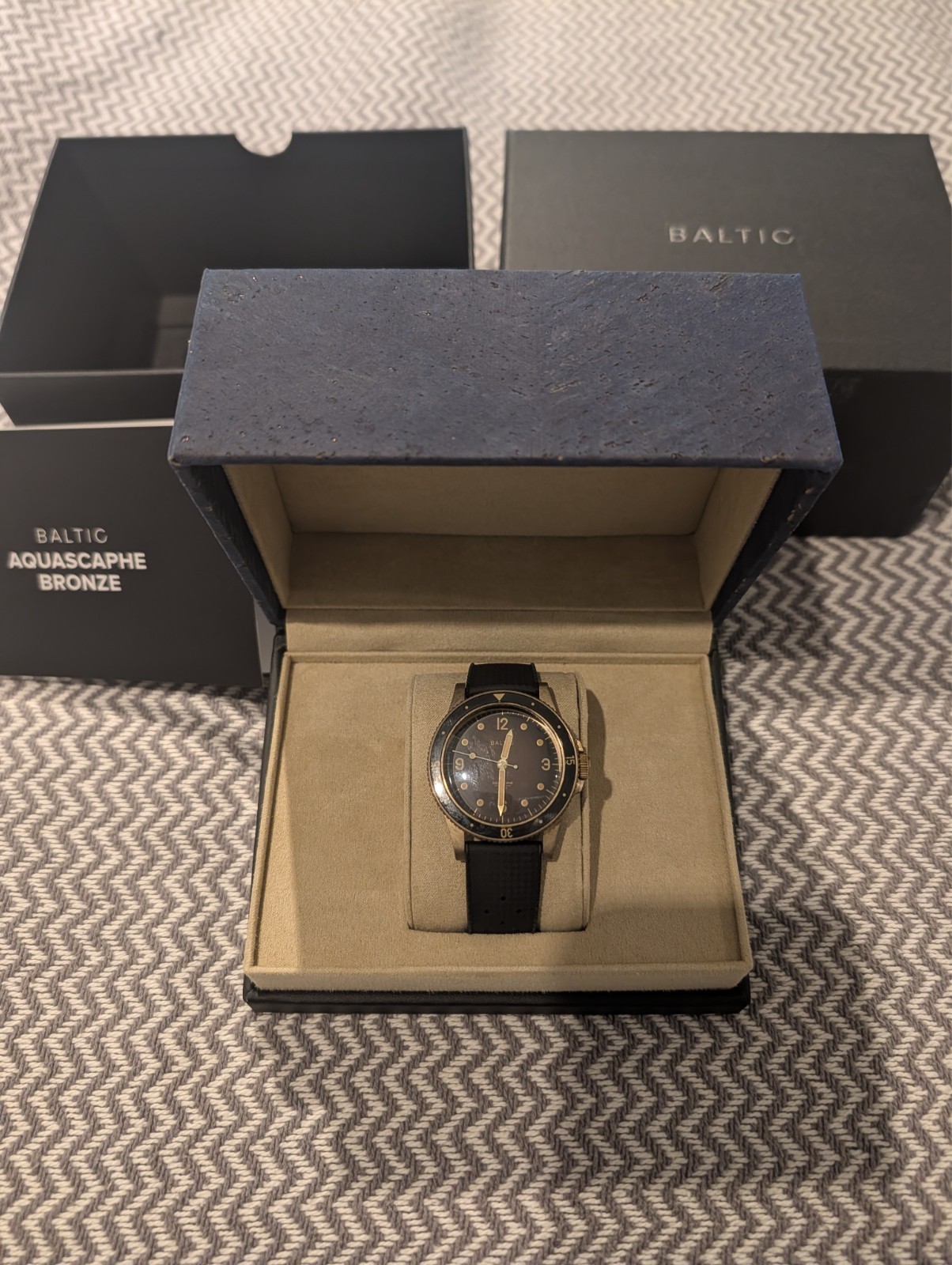Baltic Aquascaphe Bronze 200m Diver | Bronze Case | Full Kit Box & Papers