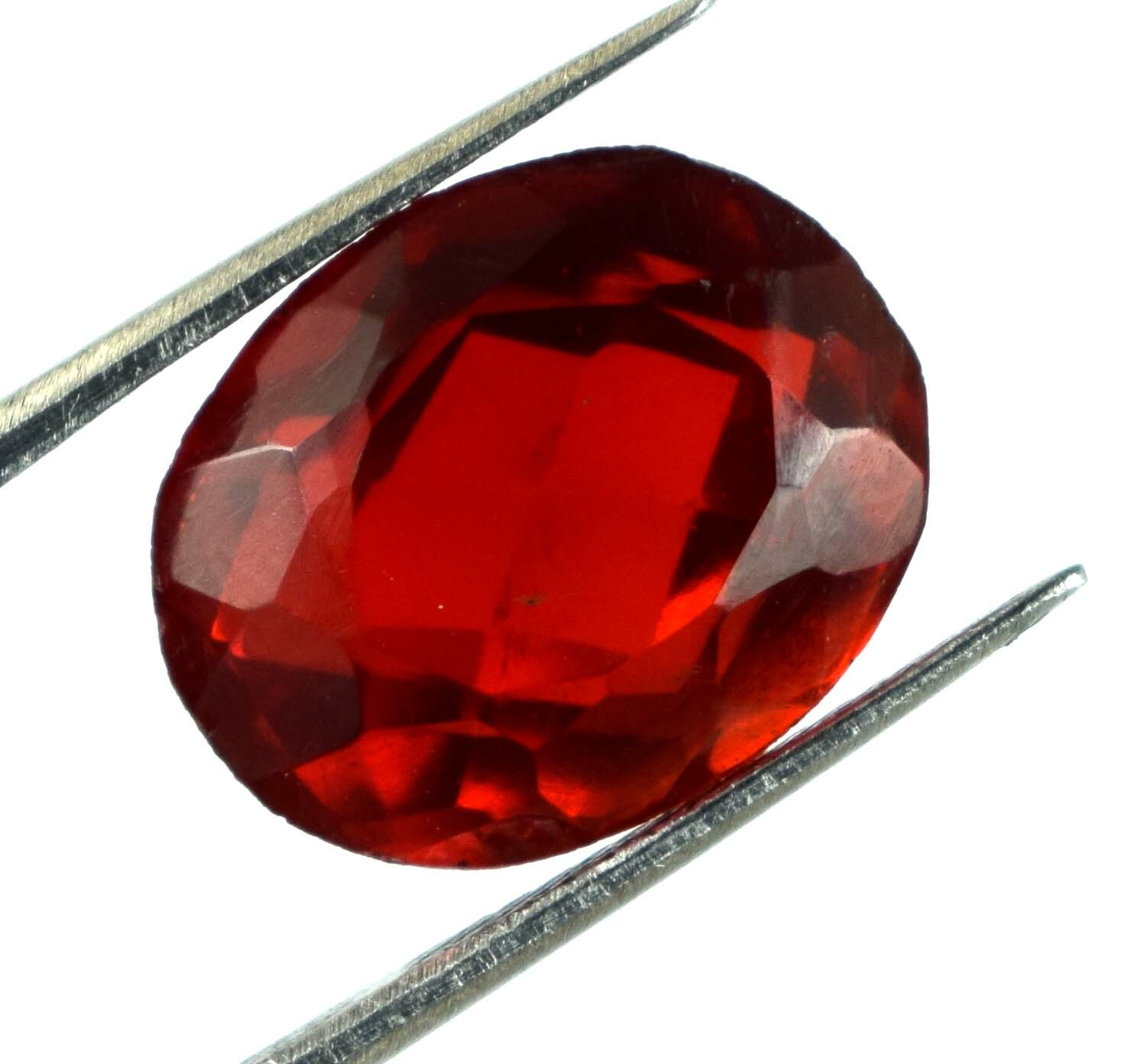 Brazilian 10-12 Carat Red Topaz Oval Gemstone New Year Offer