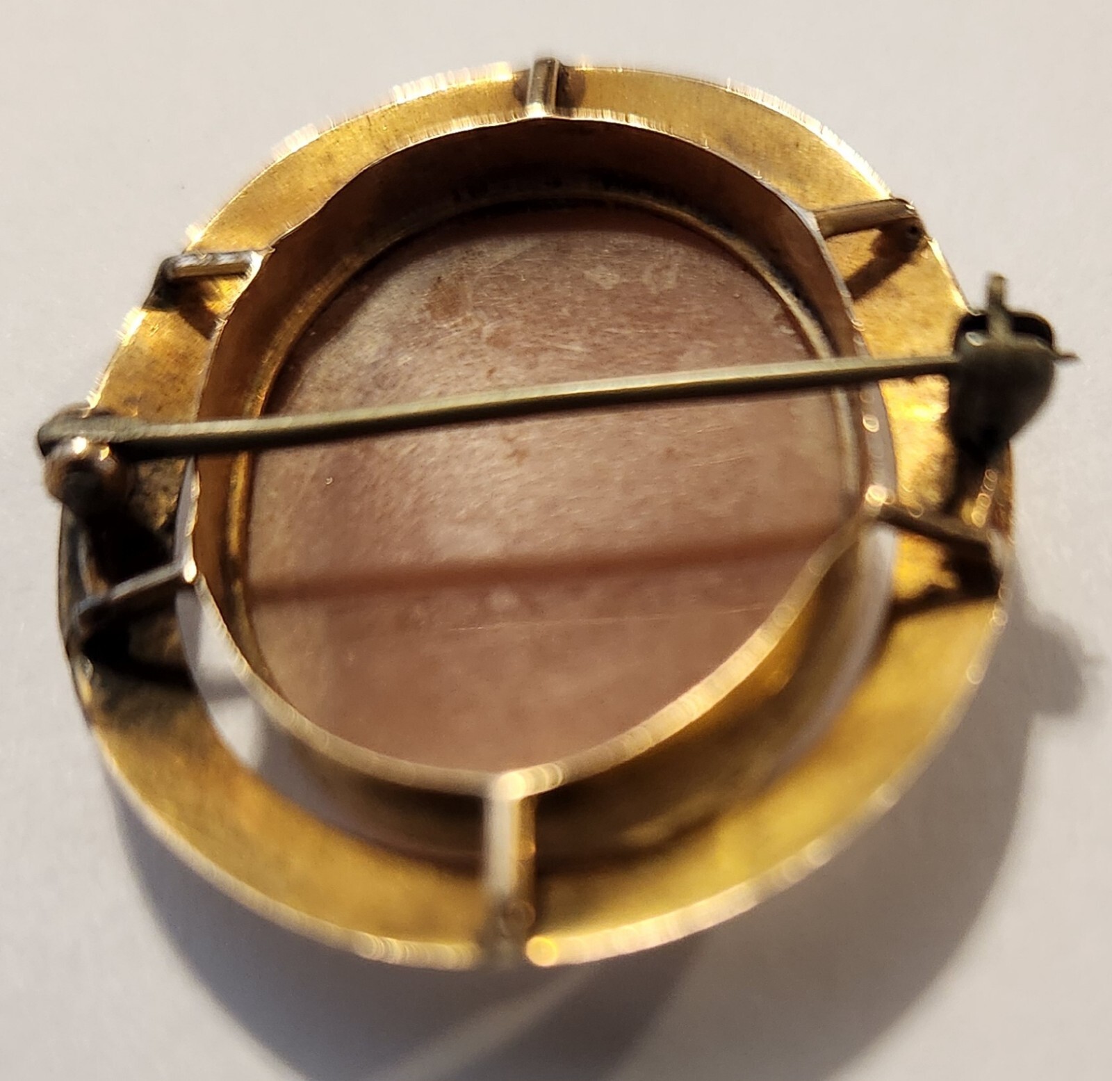 Cameo Brooch Gold. $500.00 Plus Buyer also Pays $25 Shipping/Insurance.
