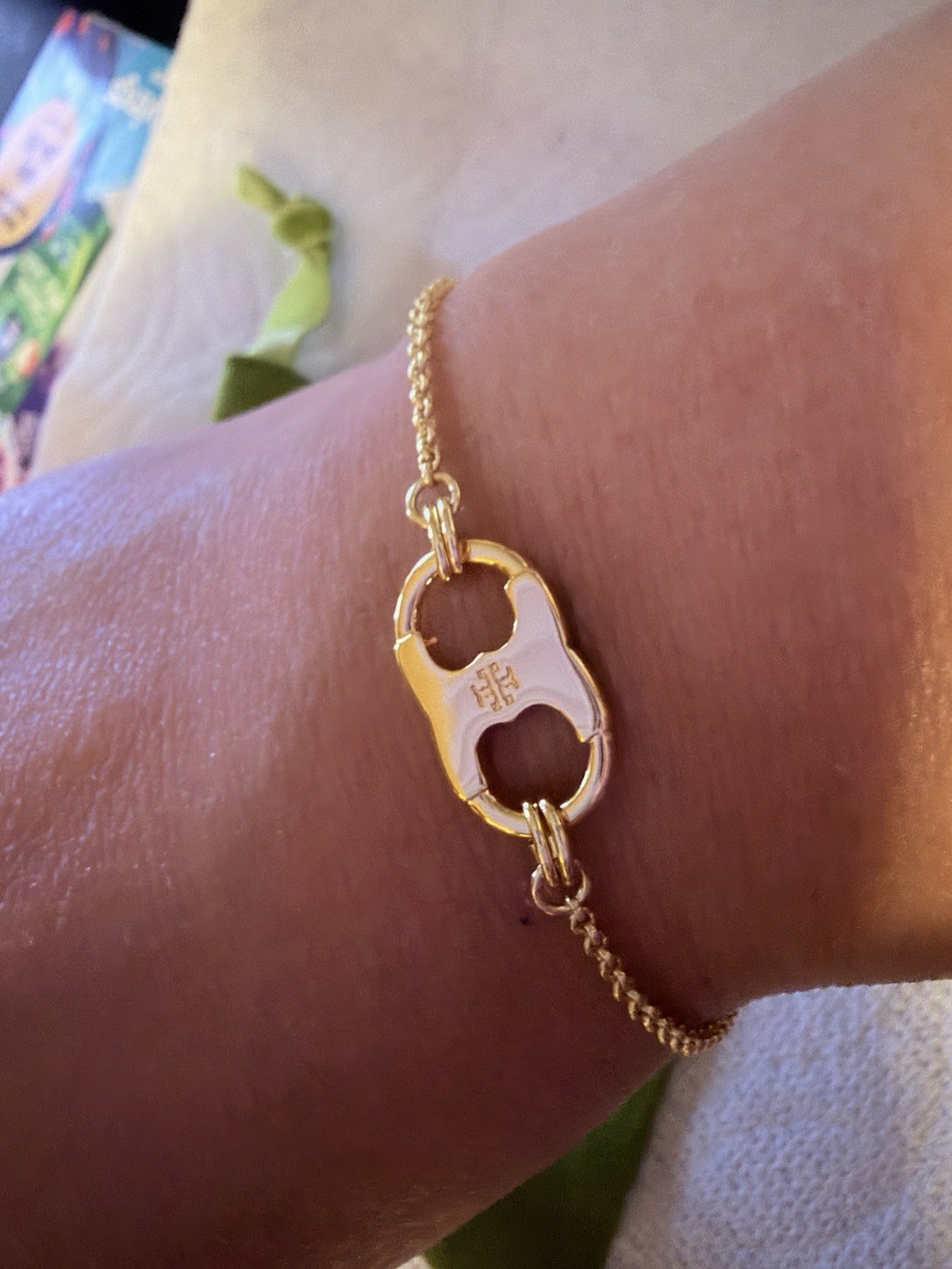 Tory Burch Delicate Infinity Bracelet Gold Tone