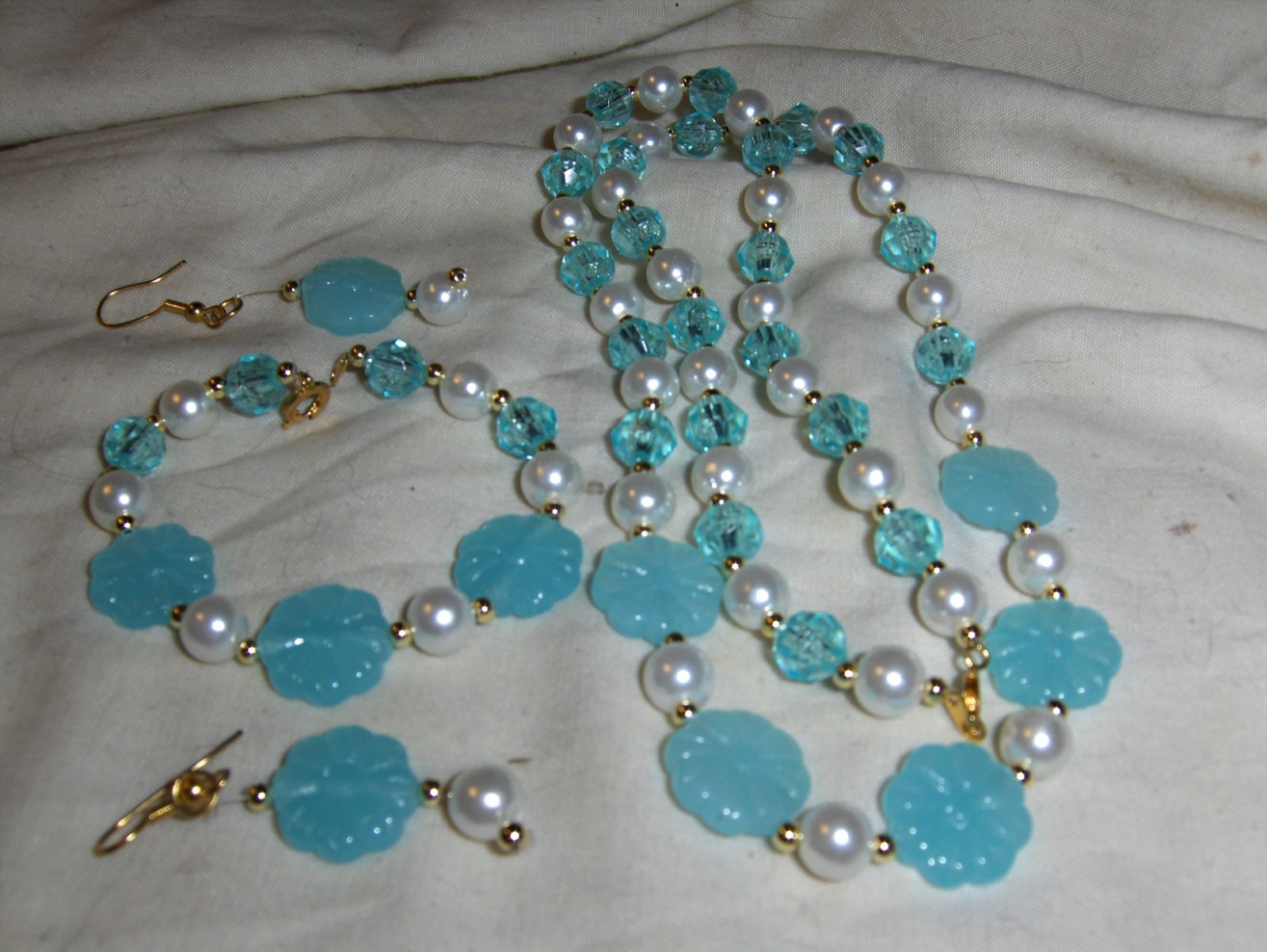 “Flowers & Beads” 3 piece sets