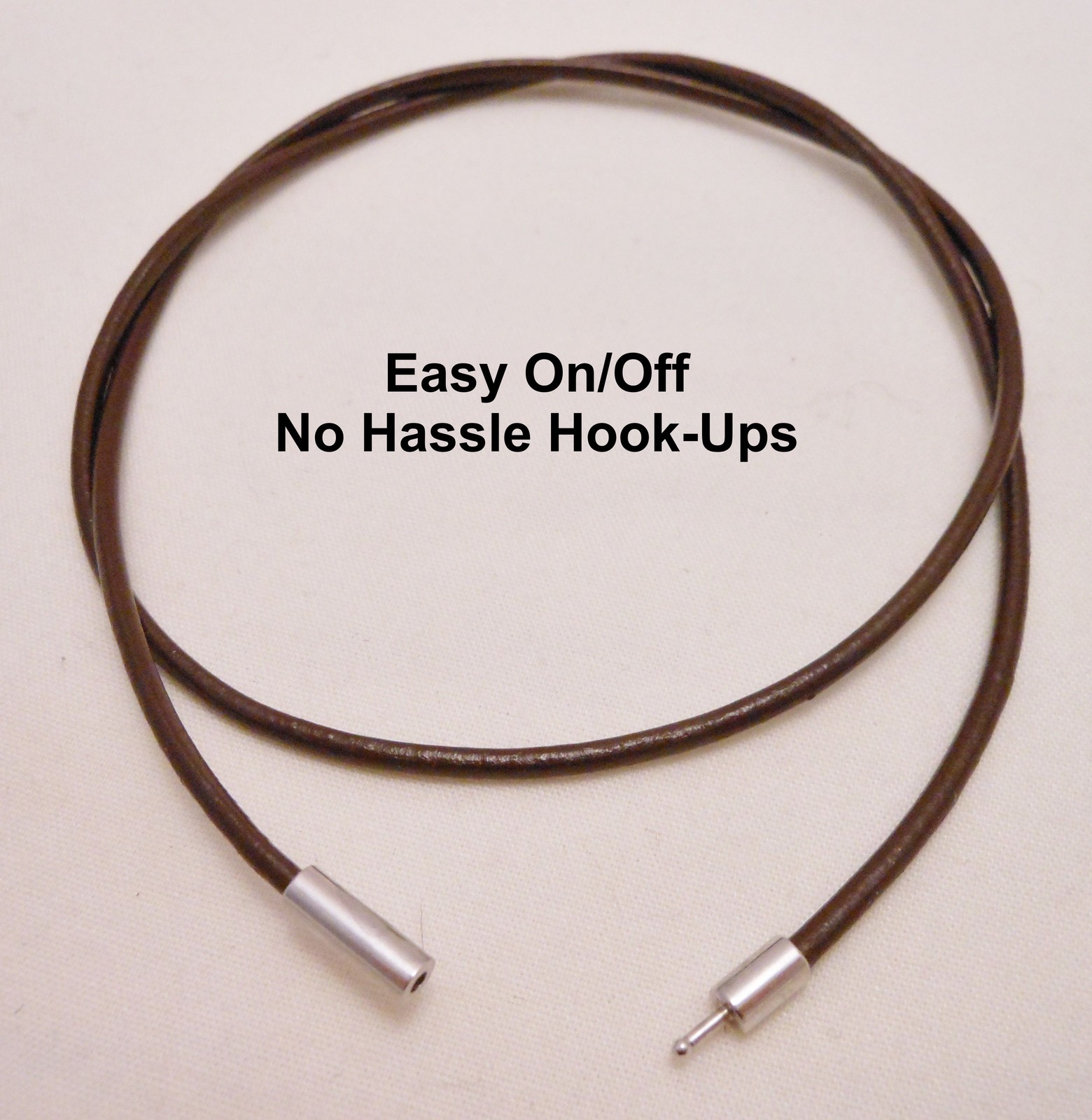 Leather Necklace Cord Surfer Choker Necklace 2mm with Bayonet Clasp USA – Unisex