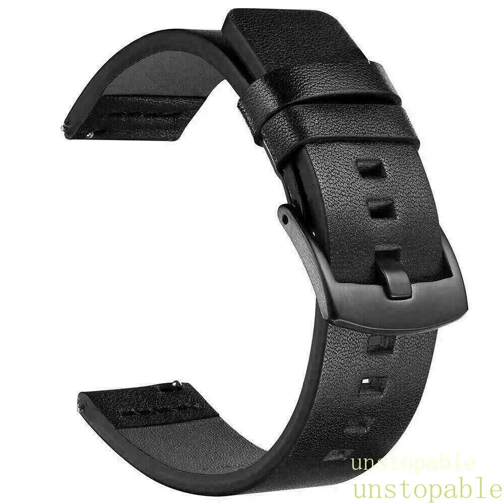 For Fossil Watch Genuine Leather Band Wrist Strap 18/20/22mm+Quick Release Pin