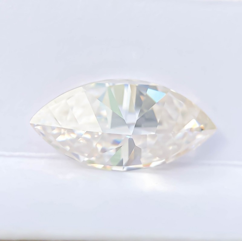US Lab-grown Moissanite Loose Stone 10ct D Color VVS1 GRA Certified Marquise Cut