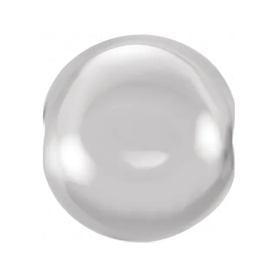 3mm SOLID Platinum 950 Mirror Bright Smooth Round Bead Stringing USA