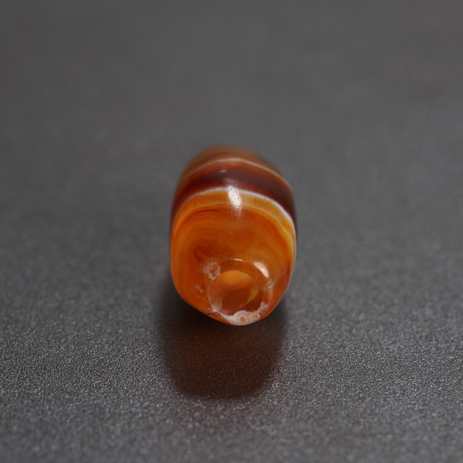Vintage Old Agate Beads, Hand Polished Energy Stone for Jewelry Making 4.9g