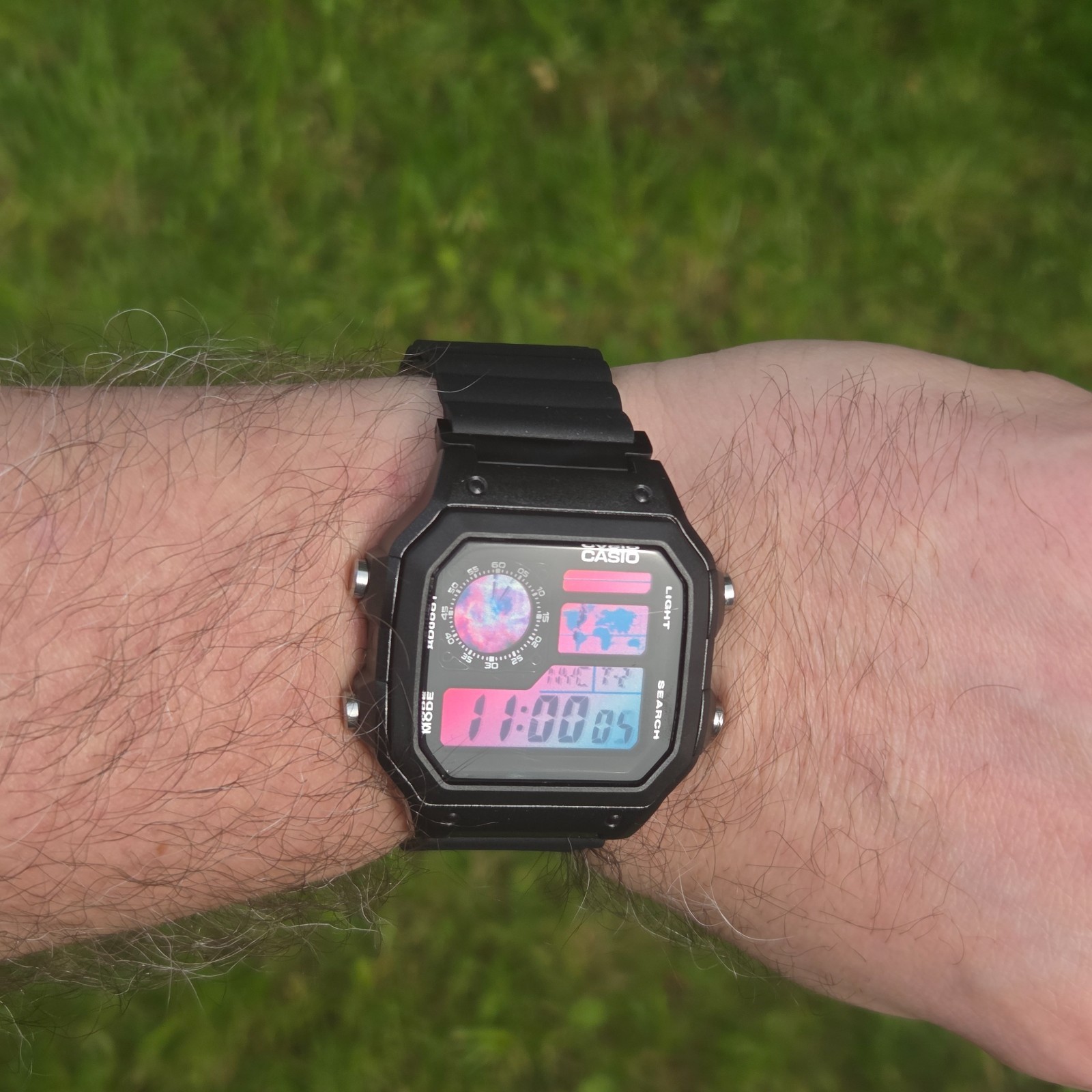 New Casio Royale AE1200 Mod – Event Horizon. Nebula Gradient. Hydromod.