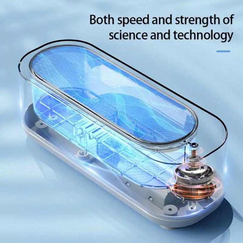 Sonic Jewelry Cleaner- 45 Khz Professional Portable Glasses Cleaner Machine