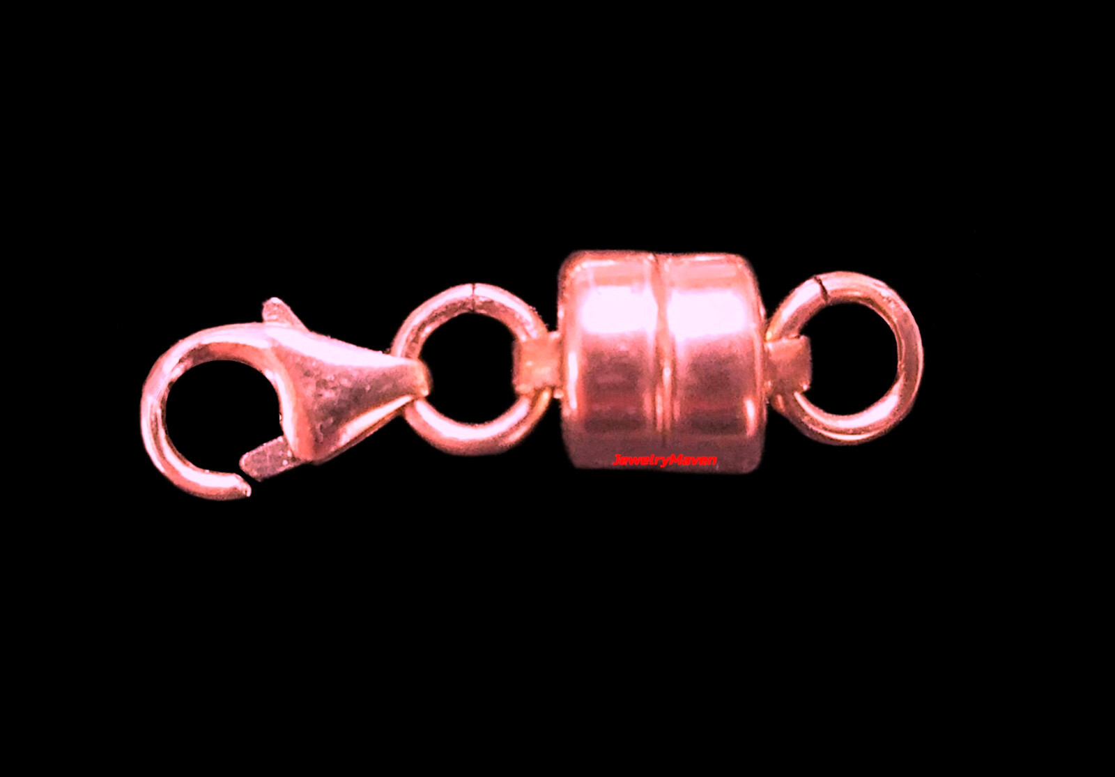 5.5mm ROSE 14k Gold FILLED STRONG MAGNETIC CLASP 3/4″ Extender 8mm Lobster USA