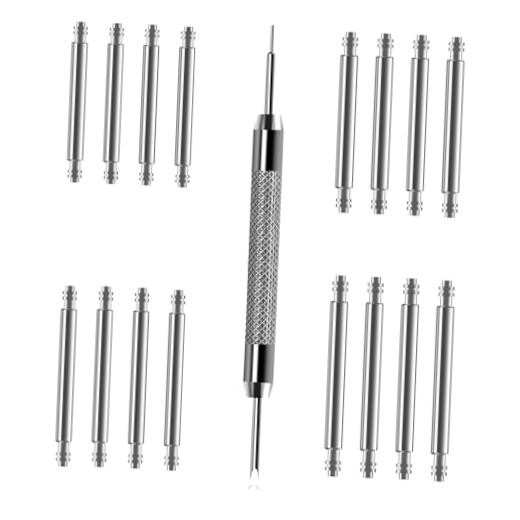 Watch Band Pins Spring Bars Tool Kit, 1.5mm & 1.8mm Thickness | Heavy 18mm