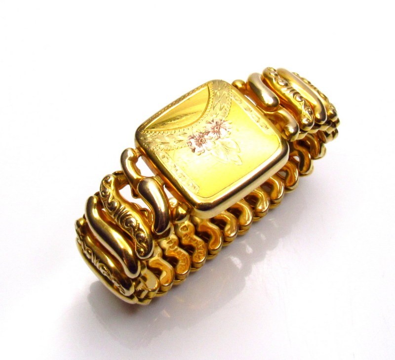 Vintage Pitman & Keeler American Queen Gold Filled Bracelet