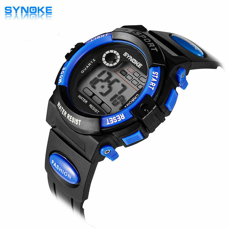 Electronic Watch Kids Digital Waterproof Children Boys Girls Sports LED Watches