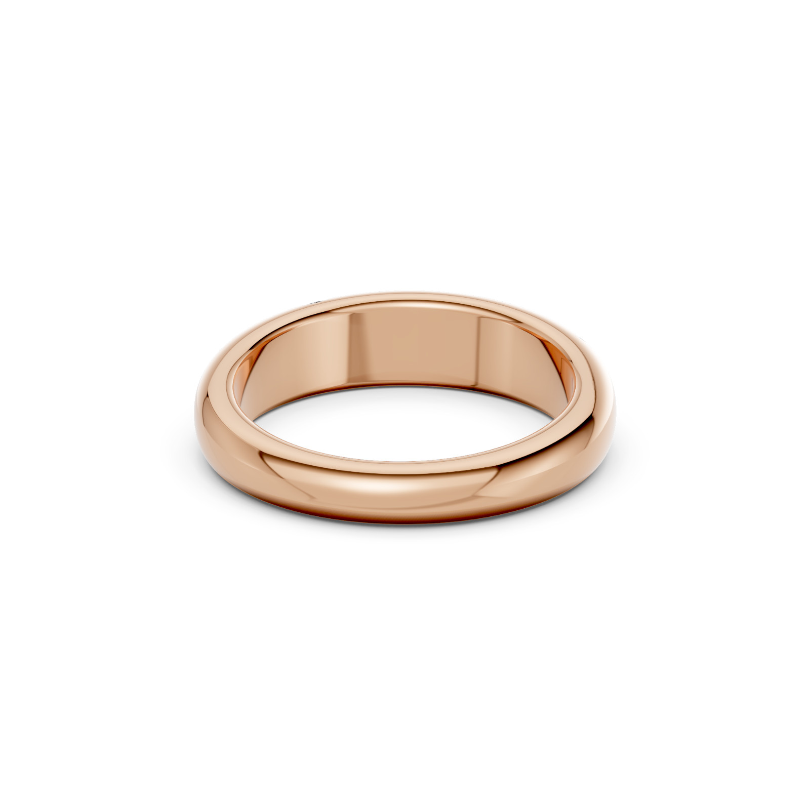 Multi Shape Lab Grown Diamond Flush Set Comfort Fit Gold Band In 14K Solid Gold