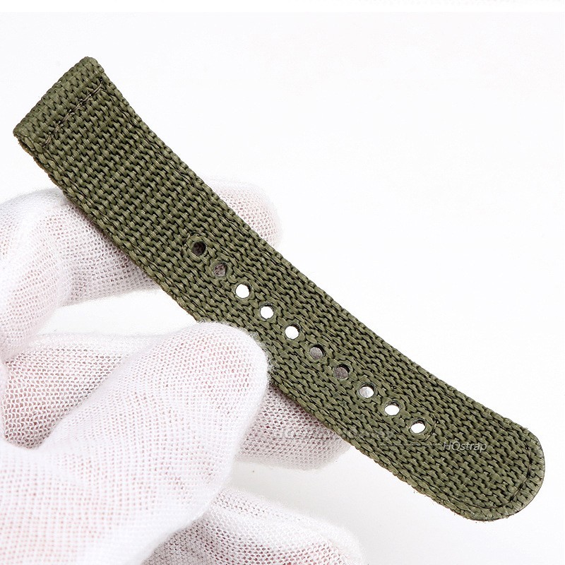 Universal Nylon Leather Watch Strap Quick Release Band 18mm 20mm 22mm 24mm