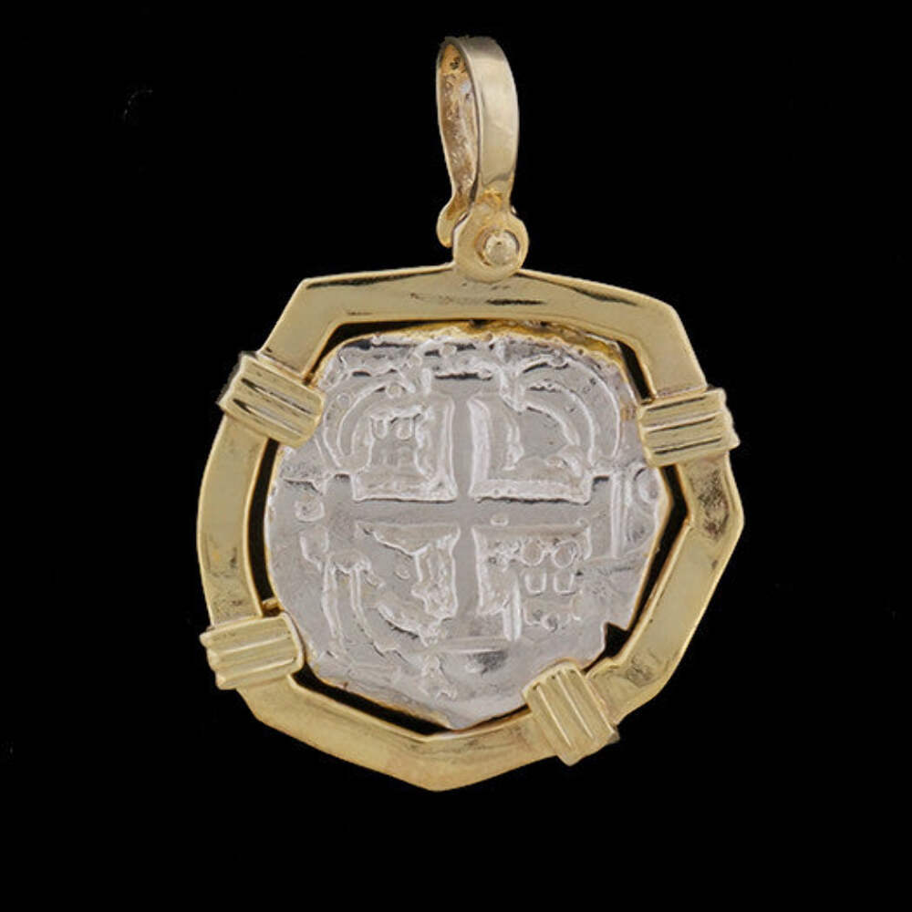 Atocha Sunken Tresure Jewelry – Odd Shape Silver Coin Pendant