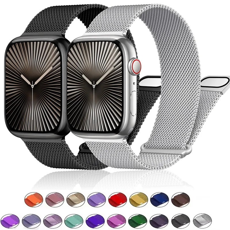 Milanese Loop Band iWatch Strap For Apple Watch Ultra 11 10 9 8 7 SE 38mm-49mm