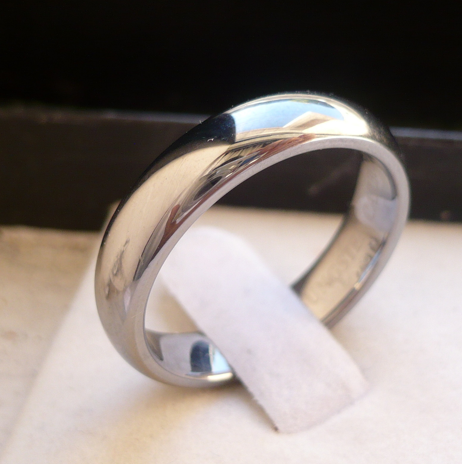 5MM MEN’S TUNGSTEN CARBIDE PLAIN WEDDING BAND RING SIZE 5-15