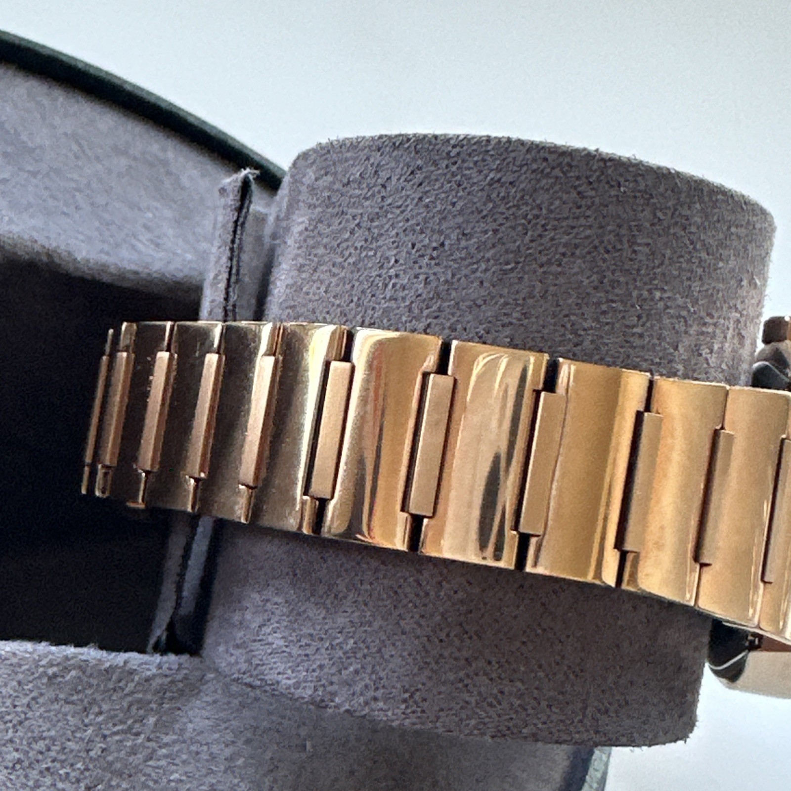 Bulova Gemini Quartz Diamond Black Dial Ladies Watch 97P158 *Chipped Crystal*
