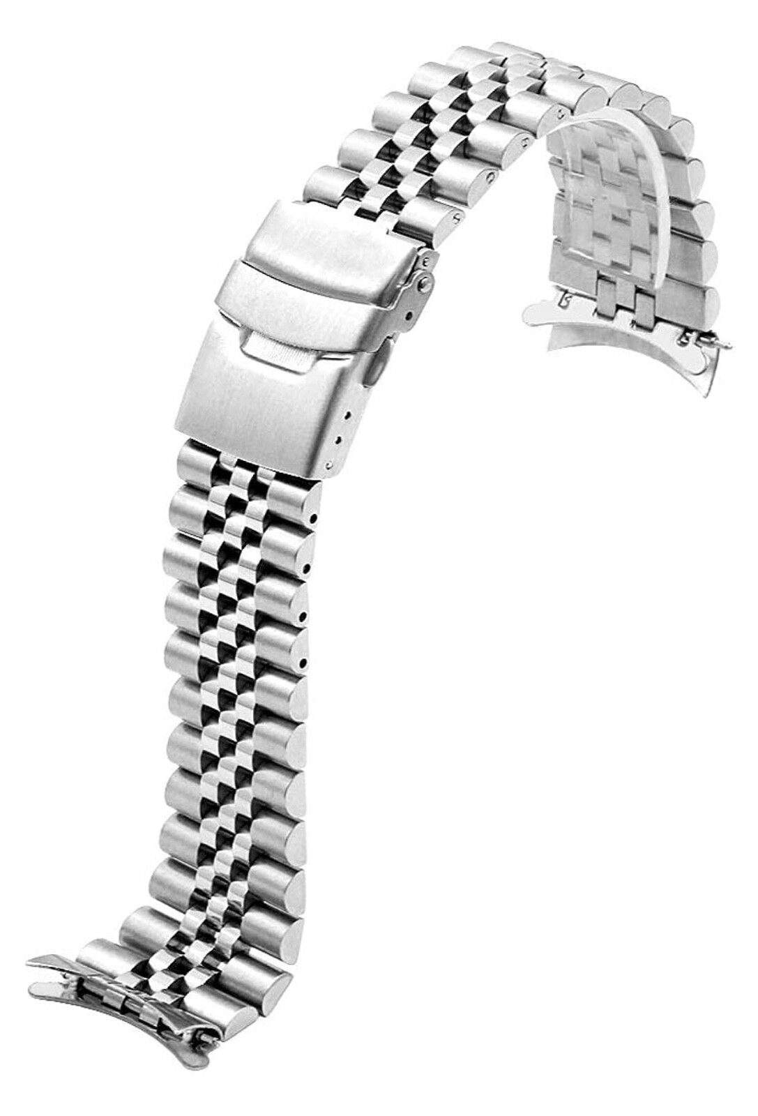 20mm Jubilee Brushed Curve Bracelet 316 Stainless Steel for Seiko SRPE51 SRPE61