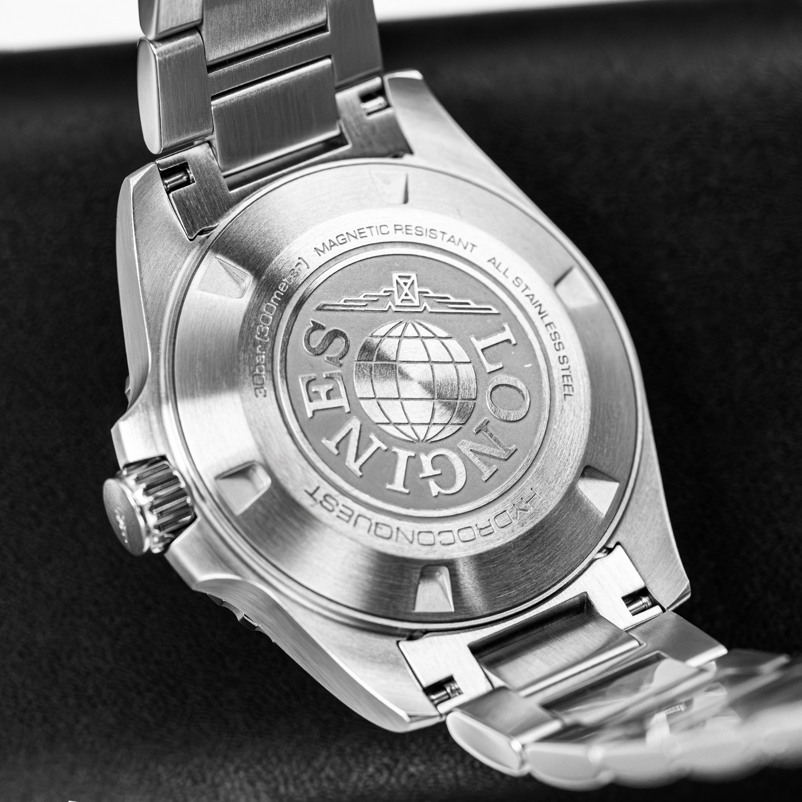 Longines HydroConquest Black Unisex Adults Watch – L3.790.4.56.6