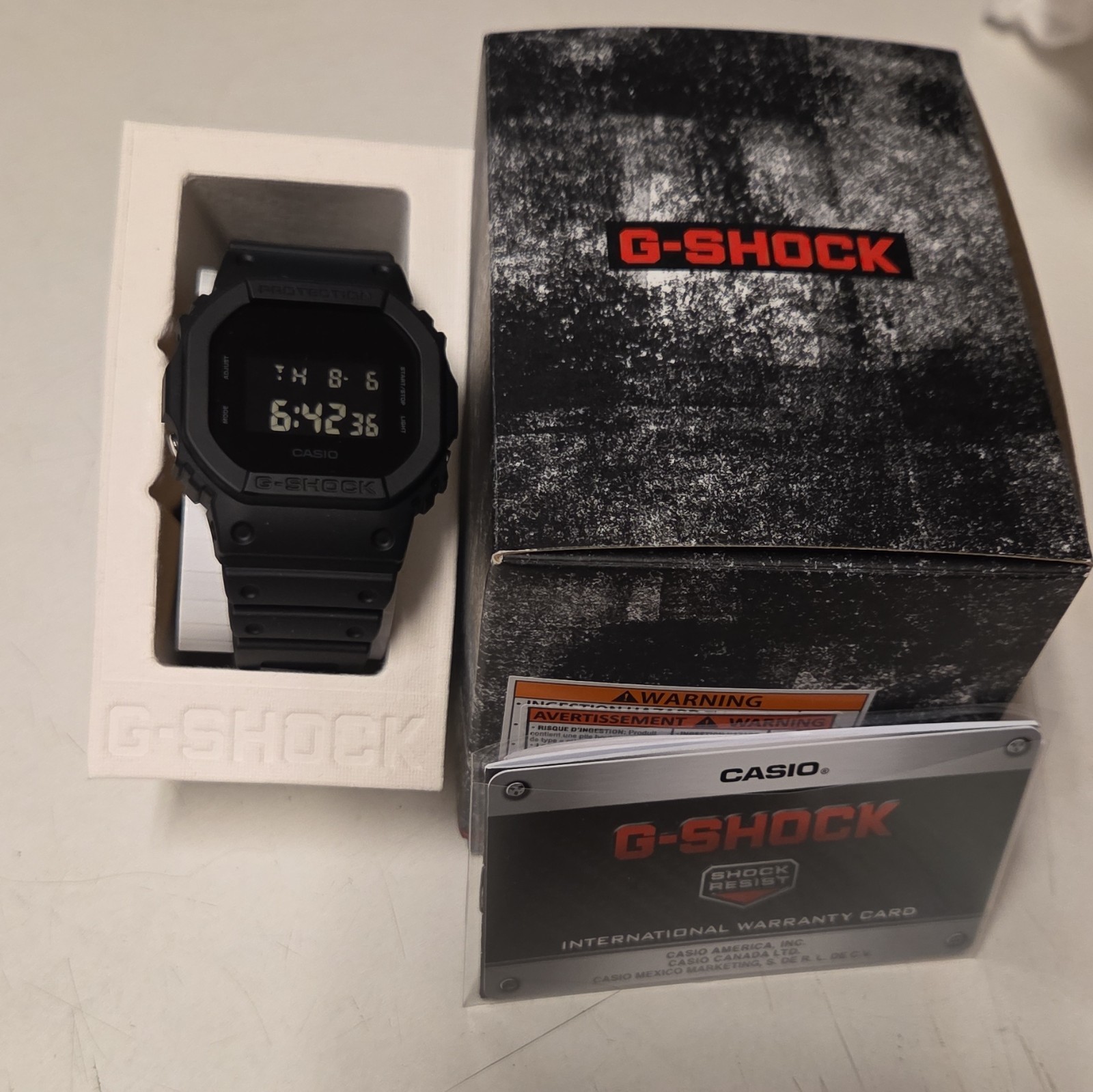 Casio G-SHOCK DW5600UBB-1 Unisex Watch Digital Quartz 200m Black Resin