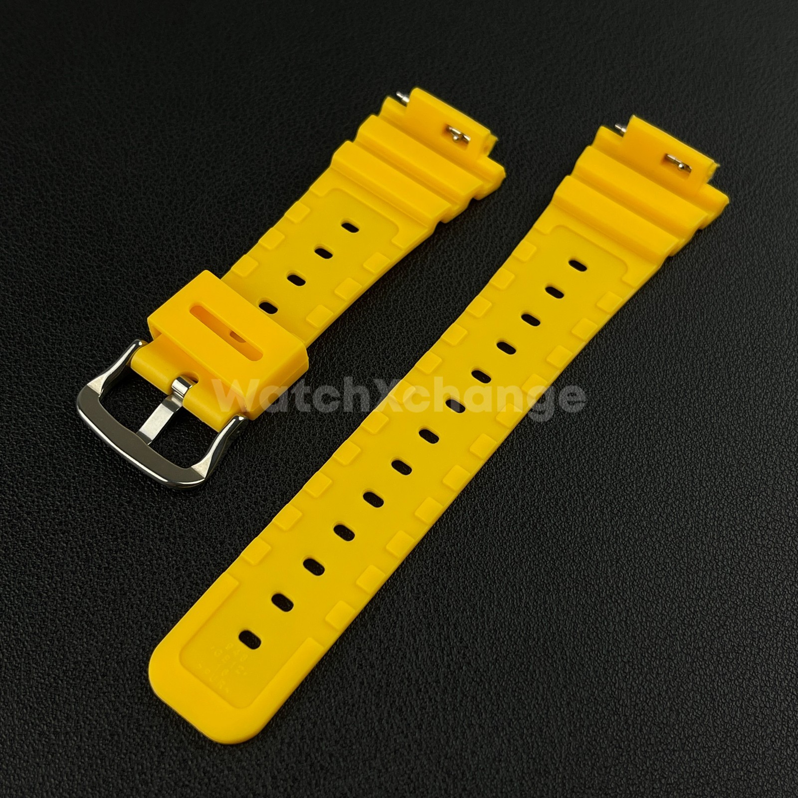 Yellow Watch Strap For G-SHOCK Replacement Rubber Band CASIO GA2100 GA2110 16mm