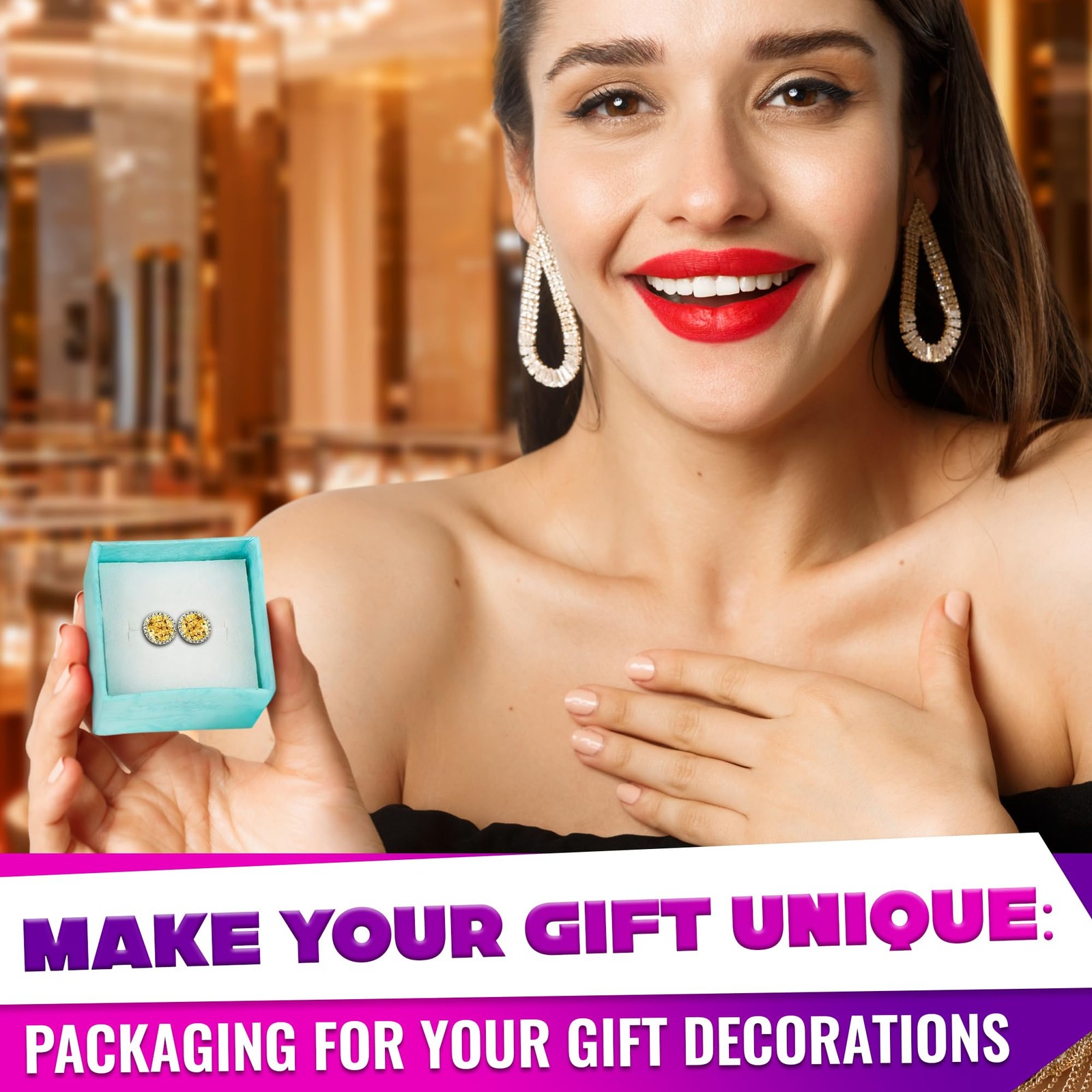 24Pcs Ring Boxes for Jewelry Gift – Ring Boxes Bulk Small Boxes for Jewelry Tiny