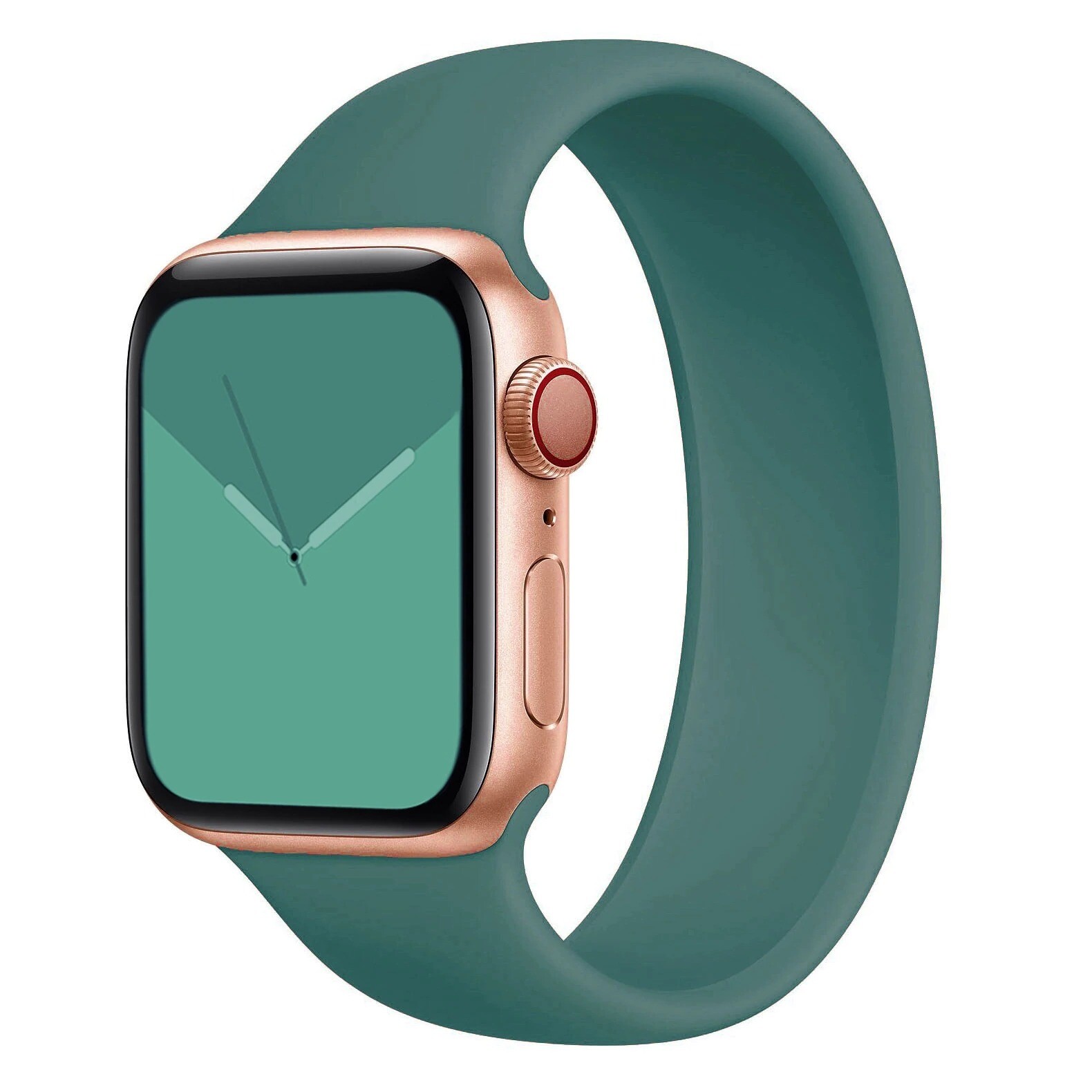Silicone Solo Loop Band Strap Hot For Apple Watch Series 6 7 8 9 10 42/44/45 mm