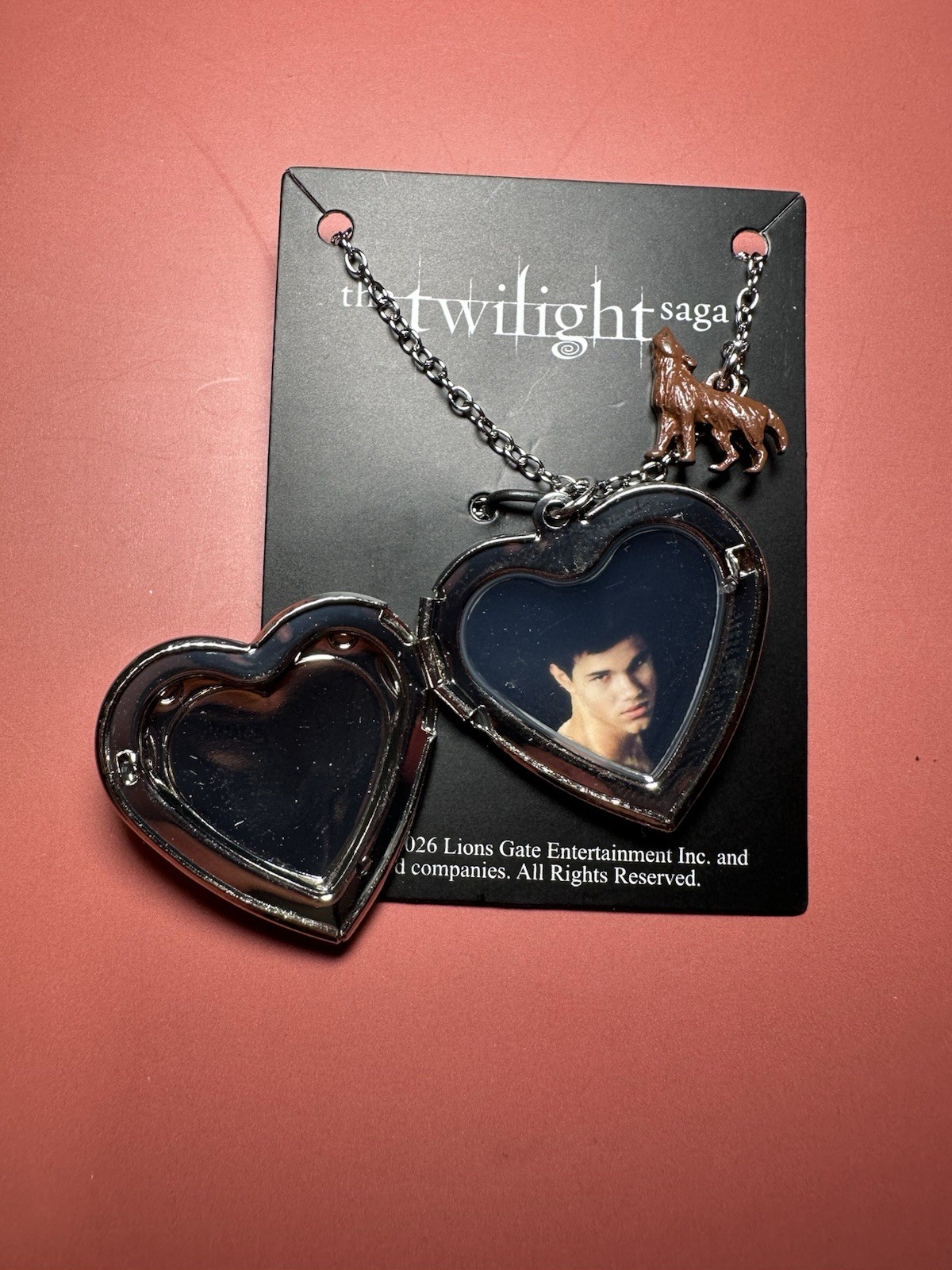 Twilight Saga Blind Box Heart Locket Necklace With Charm – Jacob