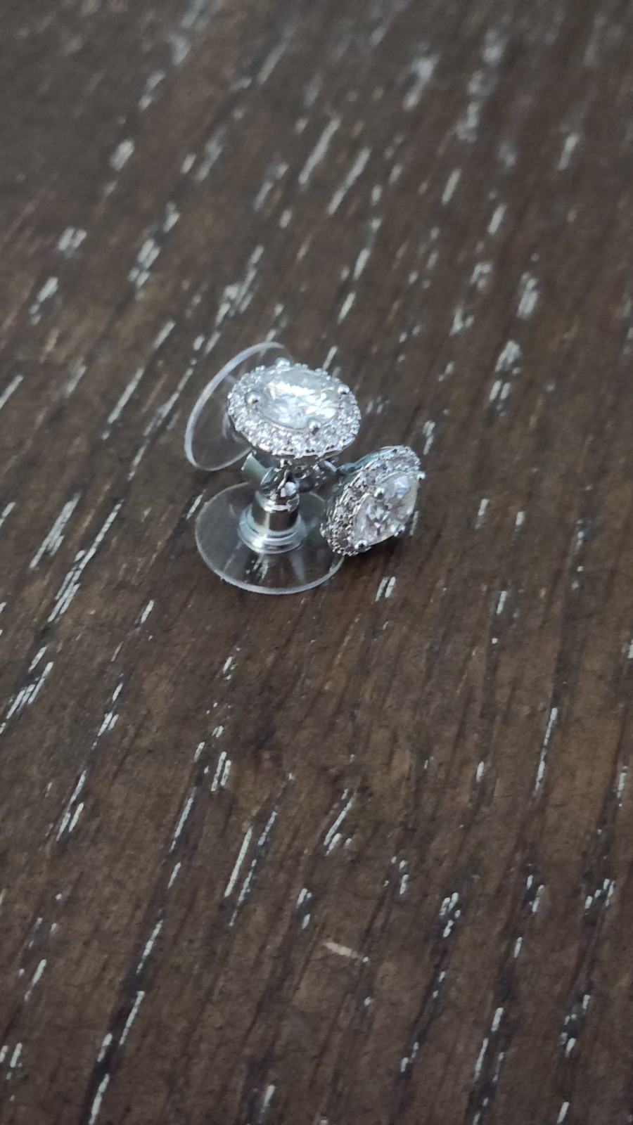 GRA Certified Moissanite Stud Earrings Round Cut Sparkling Screw Back Jewelry