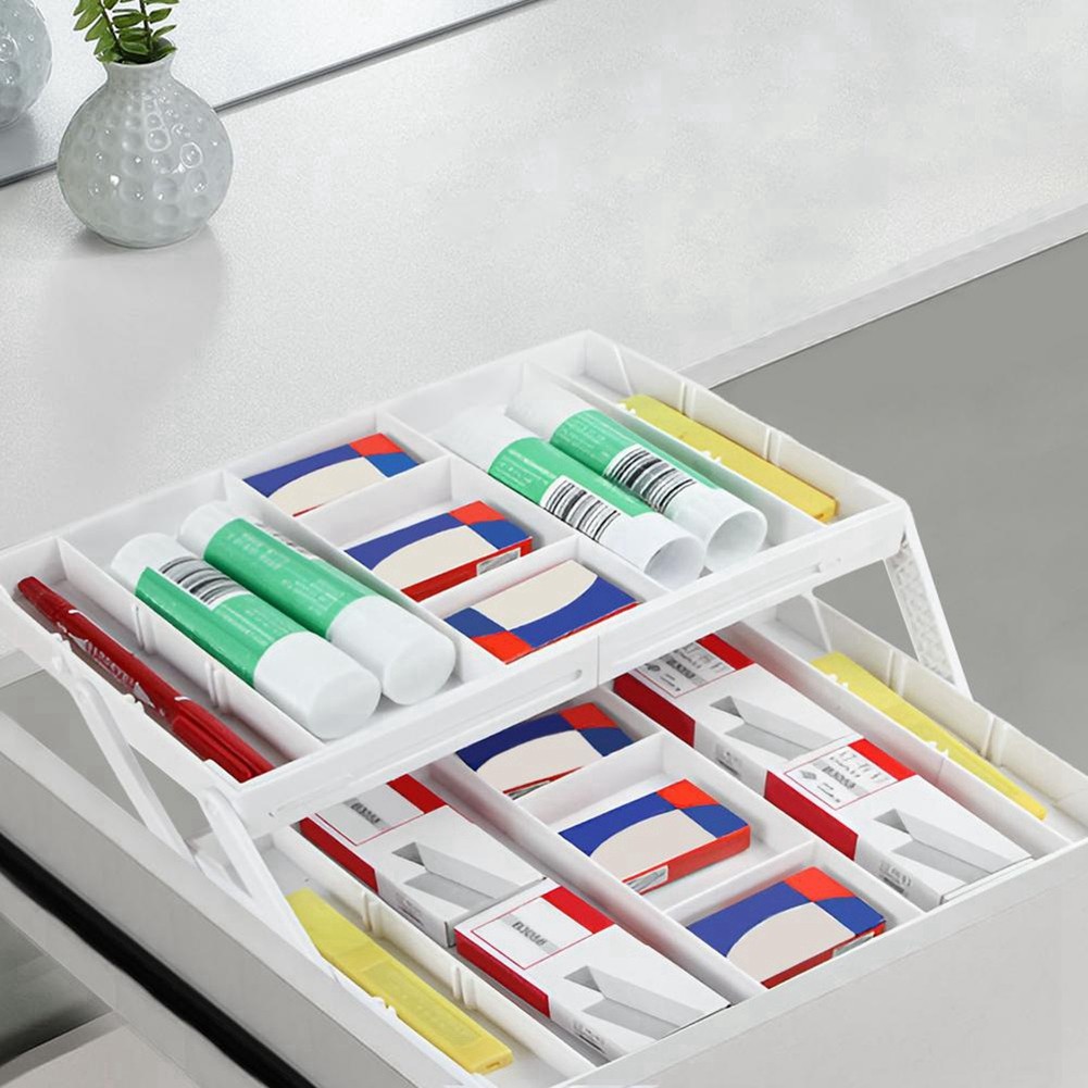 Jewelry Display Holder White Foldable Kitchen Storage Box for Jewelry and 2756