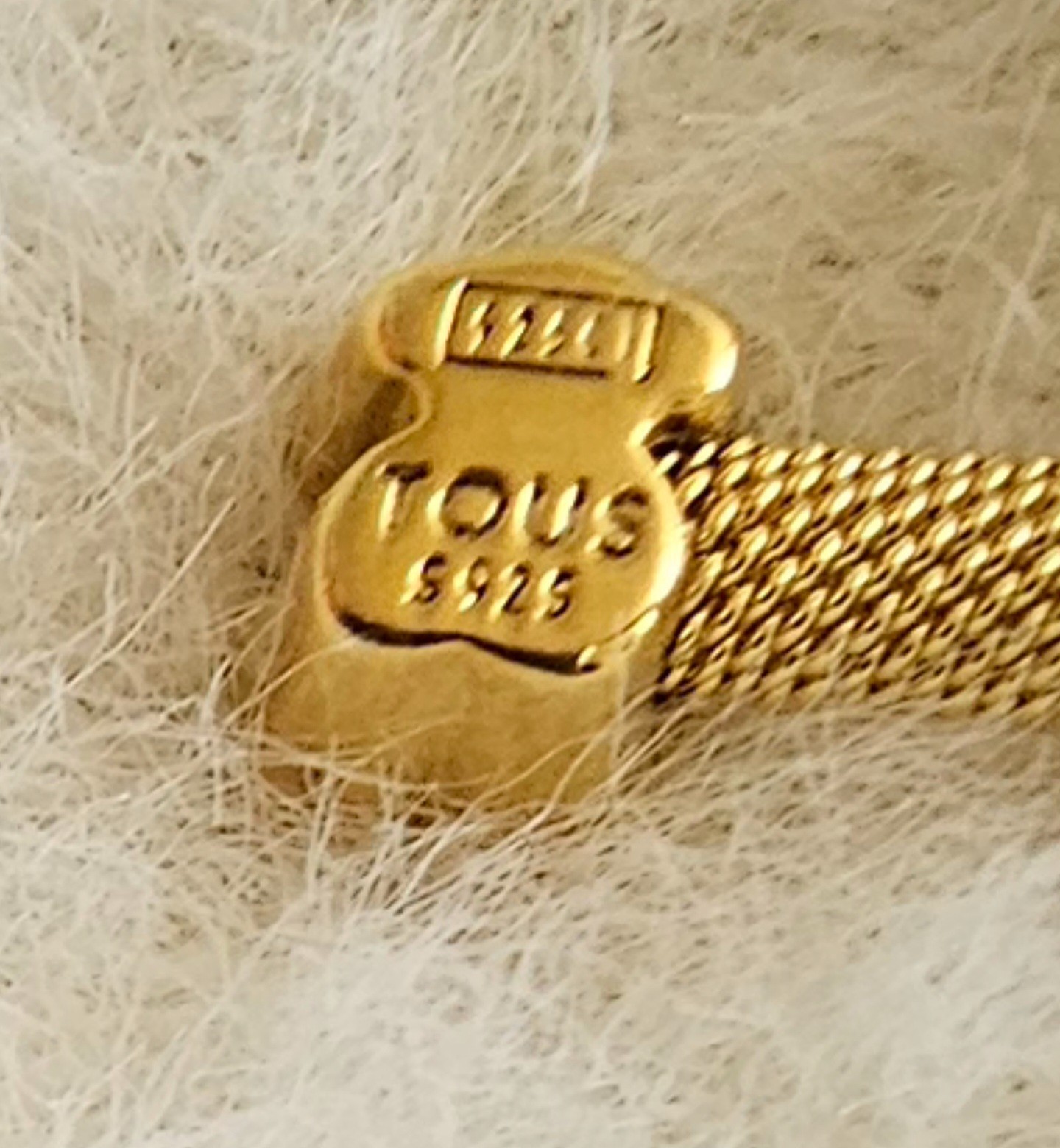 🧡💛💫TOUS MESH HEART AND BEAR BRACELET S925 VERMEIL