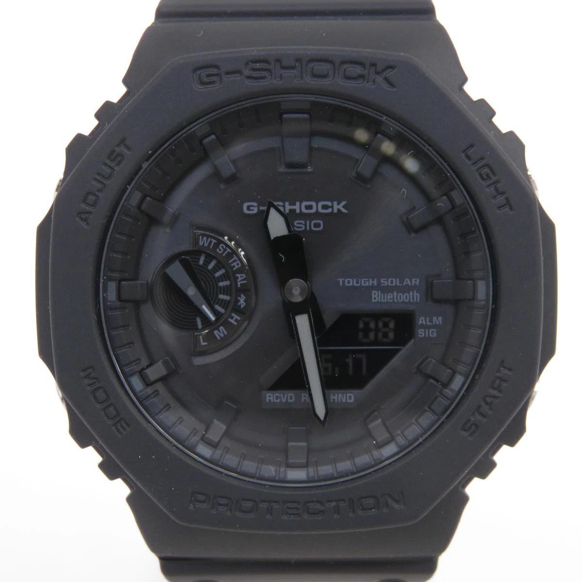 CASIO G SHOCK GA B2100 1AER Carbon Core Guard Mobile Link Tough Solar Watch Used