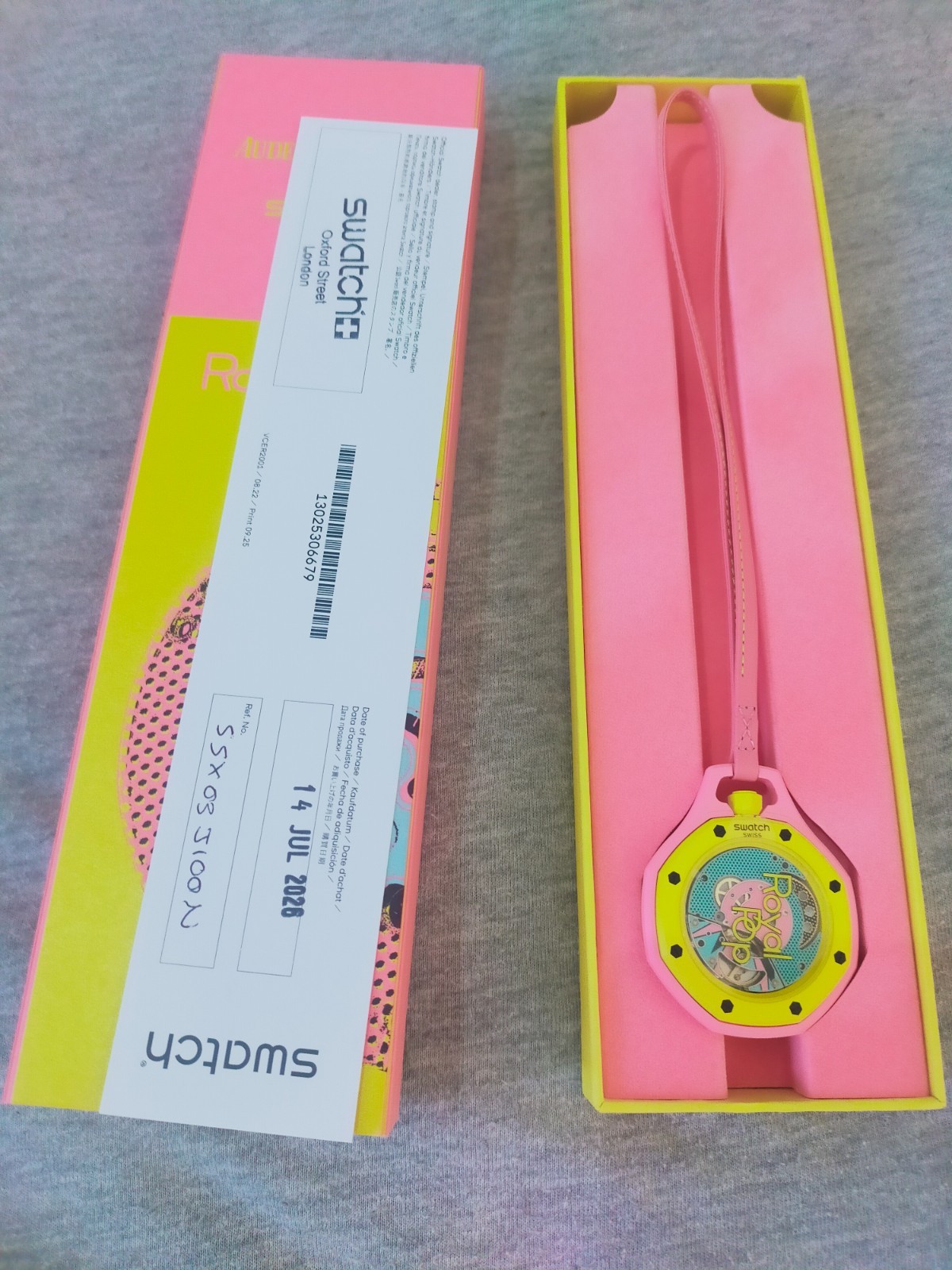 Swatch x Audemars Piguet AP Bioceramic Royal Pop Otg Roz | BRAND NEW with Strap