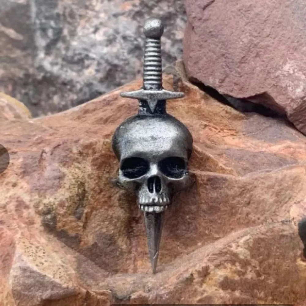 Halloween Skull Pin Punk Skeleton for Gothic Brooch Badge Jewelry Accessory